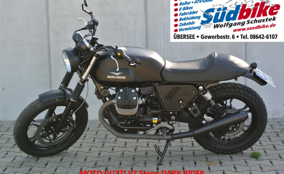 Rebuilt motorbike Moto Guzzi V7 750 Stone Bild 1: Rebuilt motorbike Moto Guzzi V7 750 Stone