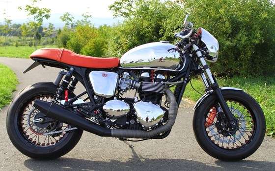 Umgebautes Motorrad Triumph Thruxton von CM-Bikes - Christian Maczynski e.K. - Bild 1 Umgebautes Motorrad Triumph Thruxton von CM-Bikes - Christian Maczynski e.K. - Bild 1