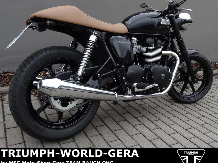 Umbgebautes Motorrad Triumph Bonneville Bild 5: Umbgebautes Motorrad Triumph Bonneville
