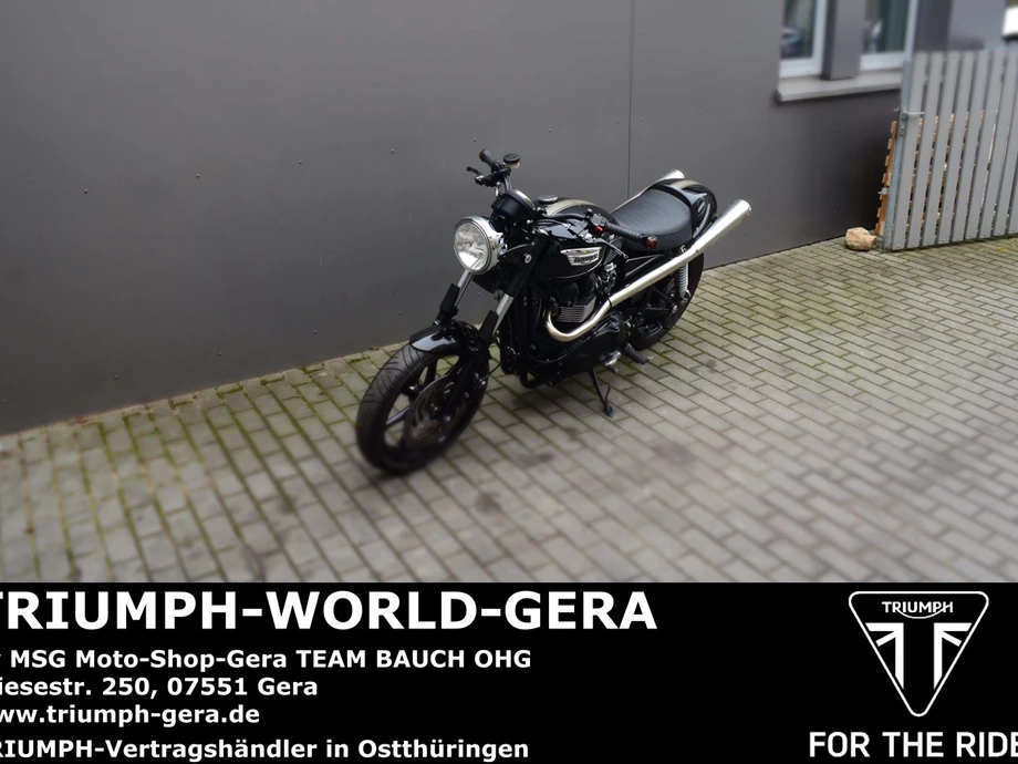 Umbgebautes Motorrad Triumph Bonneville Bild 10: Umbgebautes Motorrad Triumph Bonneville
