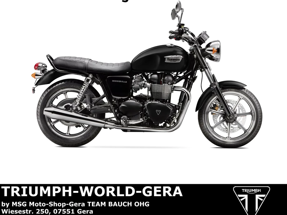 Umbgebautes Motorrad Triumph Bonneville Bild 2: Umbgebautes Motorrad Triumph Bonneville