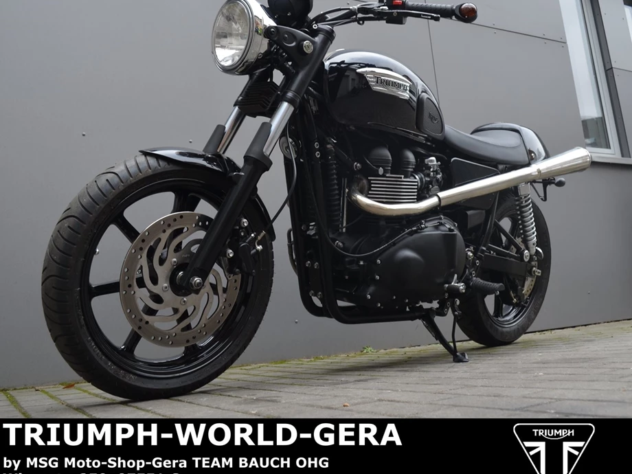 Umbgebautes Motorrad Triumph Bonneville Bild 4: Umbgebautes Motorrad Triumph Bonneville