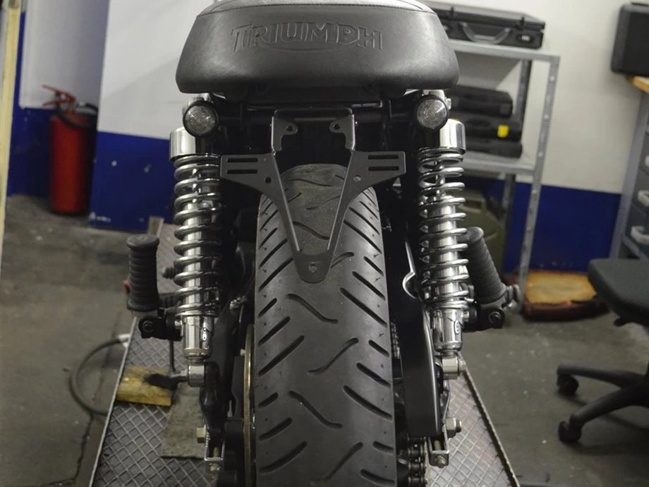 Umbgebautes Motorrad Triumph Bonneville Bild 9: Umbgebautes Motorrad Triumph Bonneville
