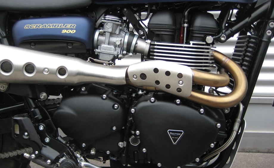 Umbgebautes Motorrad Triumph Scrambler Bild 3: Umbgebautes Motorrad Triumph Scrambler