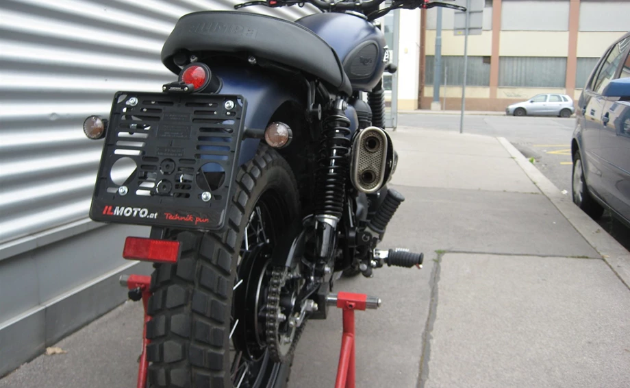 Umbgebautes Motorrad Triumph Scrambler Bild 5: Umbgebautes Motorrad Triumph Scrambler