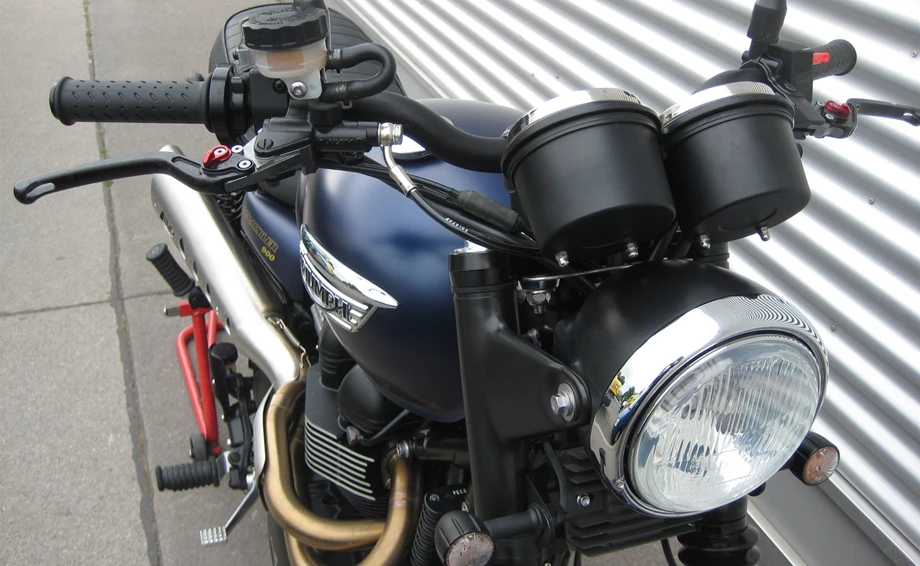 Umbgebautes Motorrad Triumph Scrambler Bild 8: Umbgebautes Motorrad Triumph Scrambler