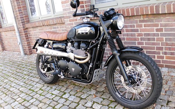Umgebautes Motorrad Triumph Scrambler von Klingenberger Kehl GbR - Bild 2 Umgebautes Motorrad Triumph Scrambler von Klingenberger Kehl GbR - Bild 2