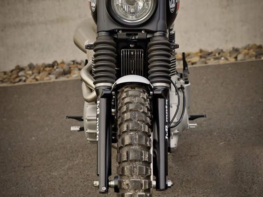 Umbgebautes Motorrad Triumph Scrambler Bild 4: Umbgebautes Motorrad Triumph Scrambler