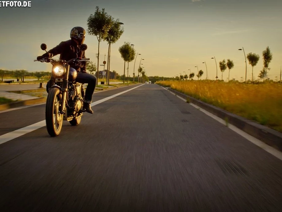 Umbgebautes Motorrad Triumph Scrambler Bild 5: Umbgebautes Motorrad Triumph Scrambler