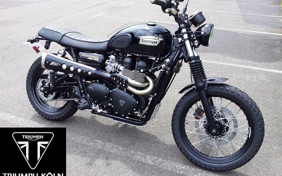 Umgebautes Motorrad Triumph Scrambler von Motorradhaus Löhmer GmbH - Bild 1 Umgebautes Motorrad Triumph Scrambler von Motorradhaus Löhmer GmbH - Bild 1