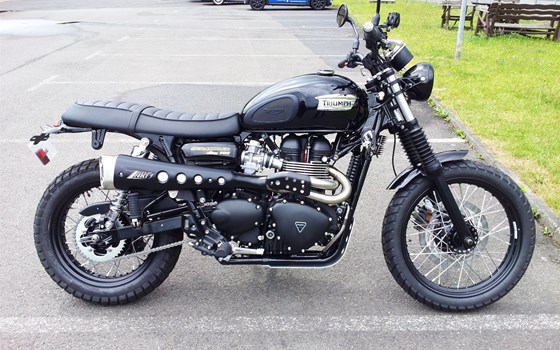 Umgebautes Motorrad Triumph Scrambler von Motorradhaus Löhmer GmbH - Bild 3 Umgebautes Motorrad Triumph Scrambler von Motorradhaus Löhmer GmbH - Bild 3