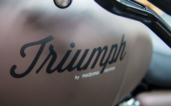 Umgebautes Motorrad Triumph Bonneville T100 von MAQUINA MOTORS - Bild 4 Umgebautes Motorrad Triumph Bonneville T100 von MAQUINA MOTORS - Bild 4