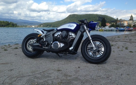 Umgebautes Motorrad Indian Scout von SMC-Styrian Motor Cycle - Bild 2 Umgebautes Motorrad Indian Scout von SMC-Styrian Motor Cycle - Bild 2