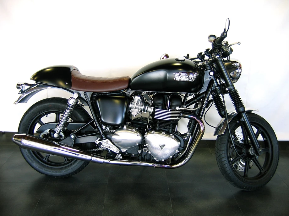 Umbgebautes Motorrad Triumph Bonneville Bild 9: Umbgebautes Motorrad Triumph Bonneville