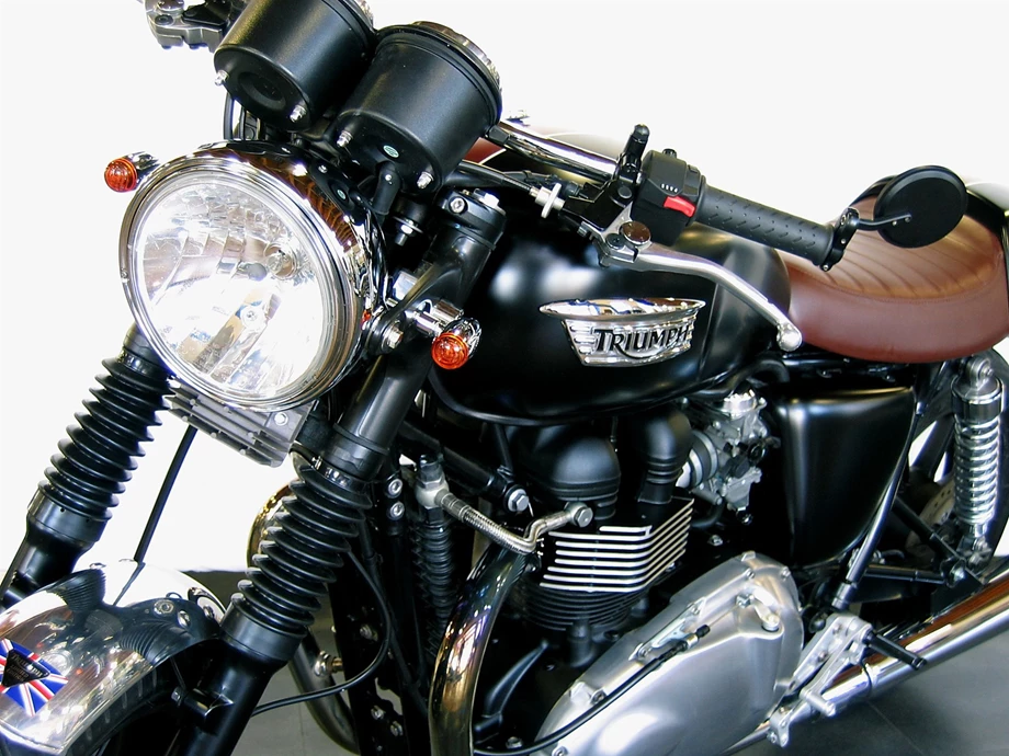 Umbgebautes Motorrad Triumph Bonneville Bild 6: Umbgebautes Motorrad Triumph Bonneville