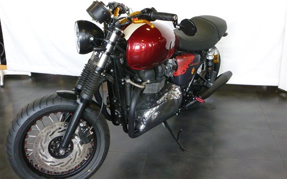 Umgebautes Motorrad Triumph Bonneville T100 von SBF TRIUMPH Bikes & Parts GmbH & Co.KG - Bild 13 Umgebautes Motorrad Triumph Bonneville T100 von SBF TRIUMPH Bikes & Parts GmbH & Co.KG - Bild 13