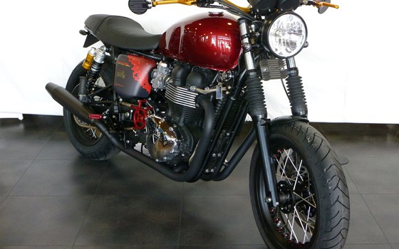 Umgebautes Motorrad Triumph Bonneville T100 von SBF TRIUMPH Bikes & Parts GmbH & Co.KG - Bild 9 Umgebautes Motorrad Triumph Bonneville T100 von SBF TRIUMPH Bikes & Parts GmbH & Co.KG - Bild 9