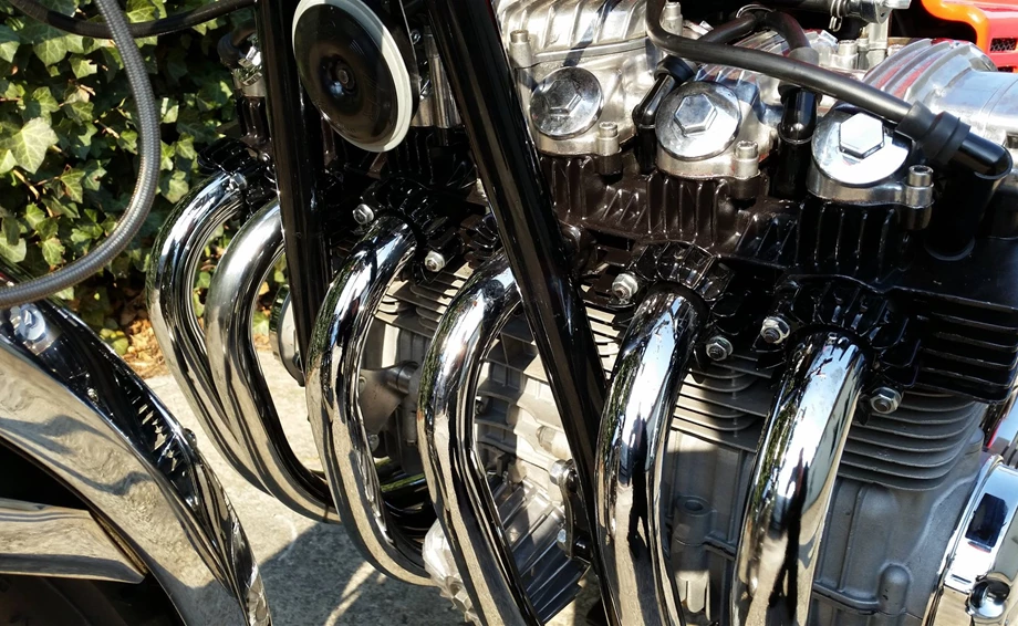 Umbgebautes Motorrad Benelli 750 Sei Bild 7: Umbgebautes Motorrad Benelli 750 Sei