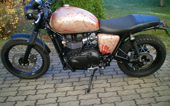 Umgebautes Motorrad Triumph Scrambler von TRIUMPH Chemnitz Böttger und Budach OHG - Bild 9 Umgebautes Motorrad Triumph Scrambler von TRIUMPH Chemnitz Böttger und Budach OHG - Bild 9