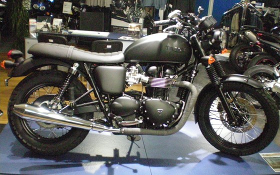 Umgebautes Motorrad Triumph Bonneville T100 Black von TRIUMPH Chemnitz Böttger und Budach OHG - Bild 1 Umgebautes Motorrad Triumph Bonneville T100 Black von TRIUMPH Chemnitz Böttger und Budach OHG - Bild 1
