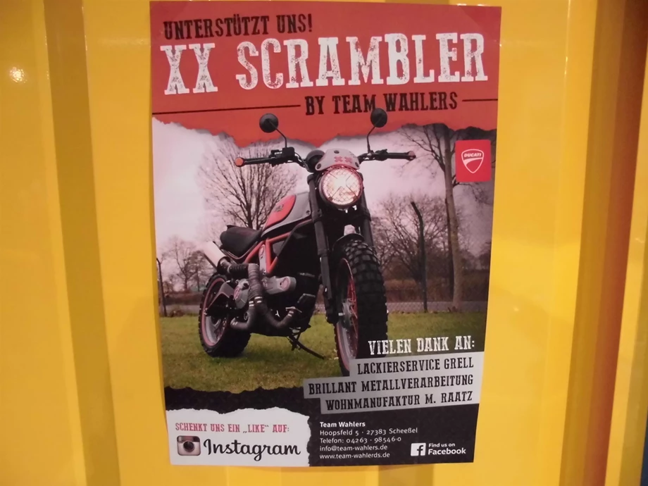 Umbgebautes Motorrad Ducati Scrambler Icon Bild 5: Umbgebautes Motorrad Ducati Scrambler Icon