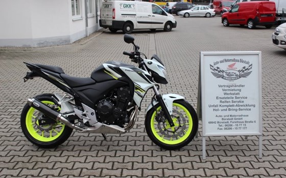 Umgebautes Motorrad Honda CB500F von Auto-und Motorradhaus Bürstadt GmbH - Bild 1 Umgebautes Motorrad Honda CB500F von Auto-und Motorradhaus Bürstadt GmbH - Bild 1
