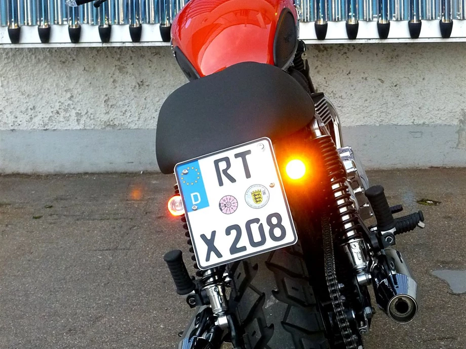 Umbgebautes Motorrad Triumph Bonneville T100 Bild 15: Umbgebautes Motorrad Triumph Bonneville T100