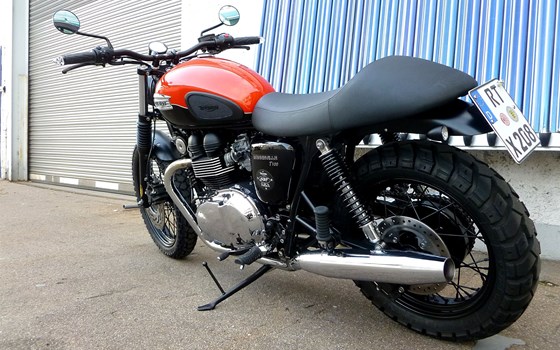 Umgebautes Motorrad Triumph Bonneville T100 von SBF TRIUMPH Bikes & Parts GmbH & Co.KG - Bild 3 Umgebautes Motorrad Triumph Bonneville T100 von SBF TRIUMPH Bikes & Parts GmbH & Co.KG - Bild 3