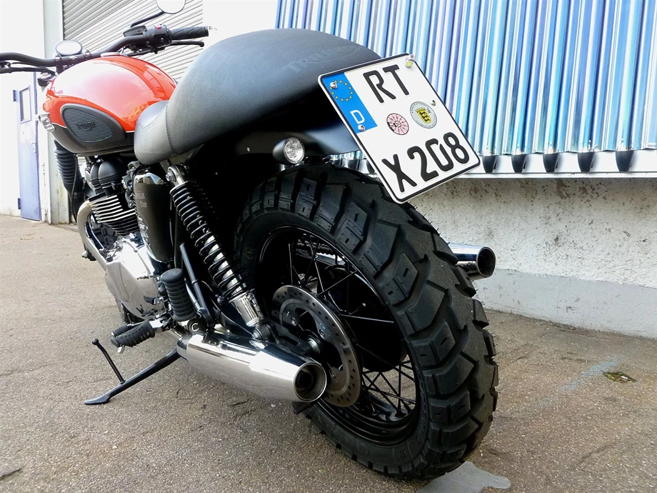 Umbgebautes Motorrad Triumph Bonneville T100 Bild 4: Umbgebautes Motorrad Triumph Bonneville T100