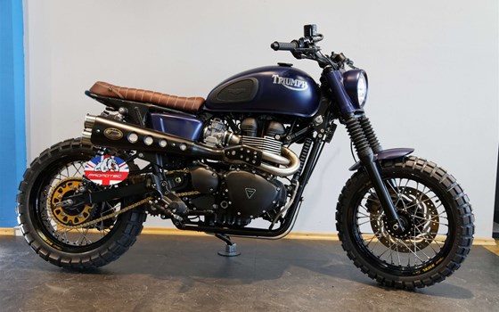 Umgebautes Motorrad Triumph Scrambler von Promotec GmbH - Bild 1 Umgebautes Motorrad Triumph Scrambler von Promotec GmbH - Bild 1