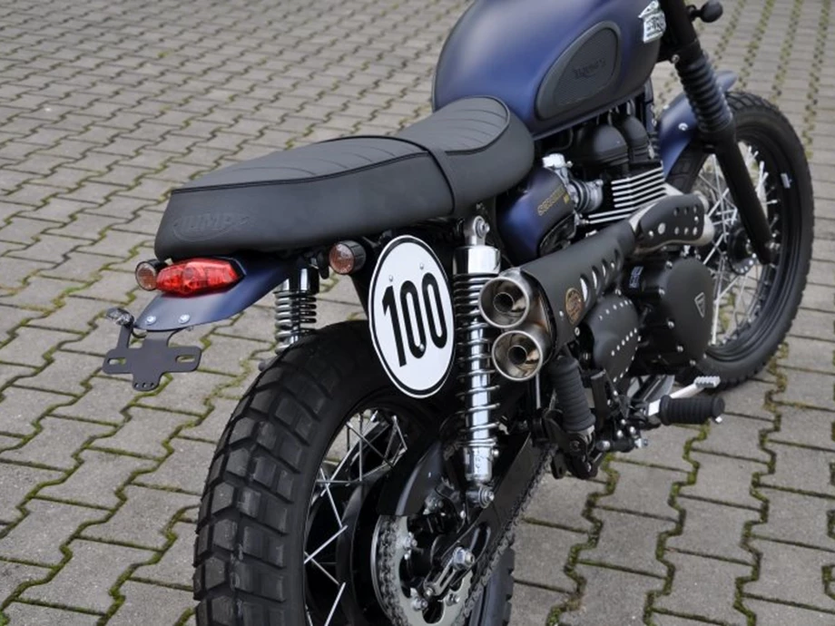 Umbgebautes Motorrad Triumph Scrambler Bild 11: Umbgebautes Motorrad Triumph Scrambler