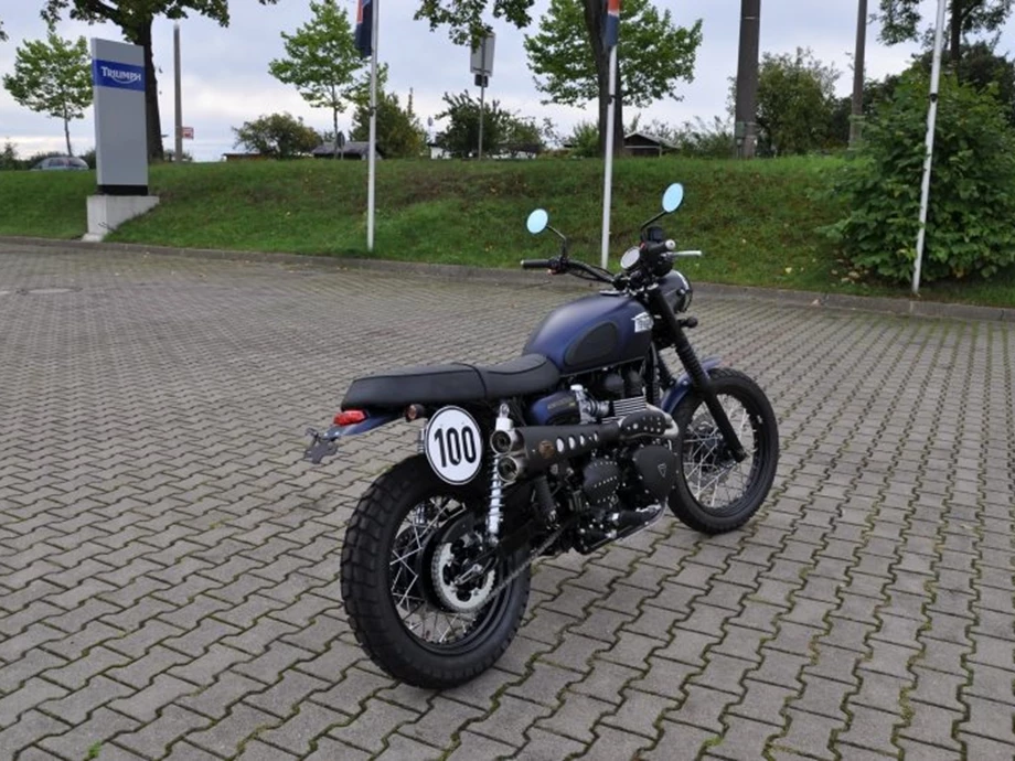 Umbgebautes Motorrad Triumph Scrambler Bild 12: Umbgebautes Motorrad Triumph Scrambler