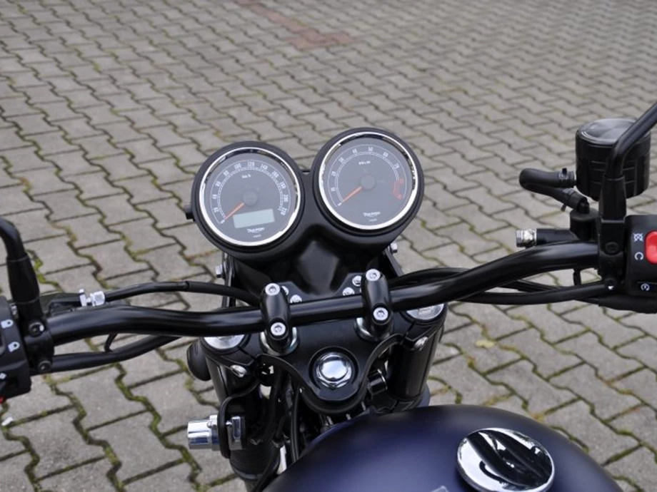 Umbgebautes Motorrad Triumph Scrambler Bild 13: Umbgebautes Motorrad Triumph Scrambler