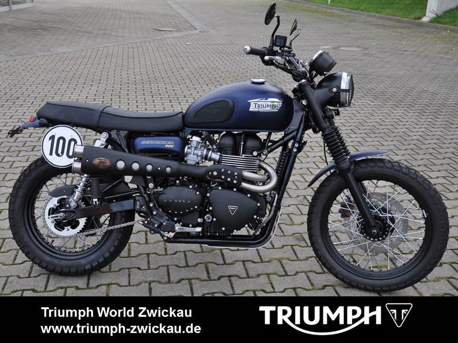 Umbgebautes Motorrad Triumph Scrambler Bild 15: Umbgebautes Motorrad Triumph Scrambler