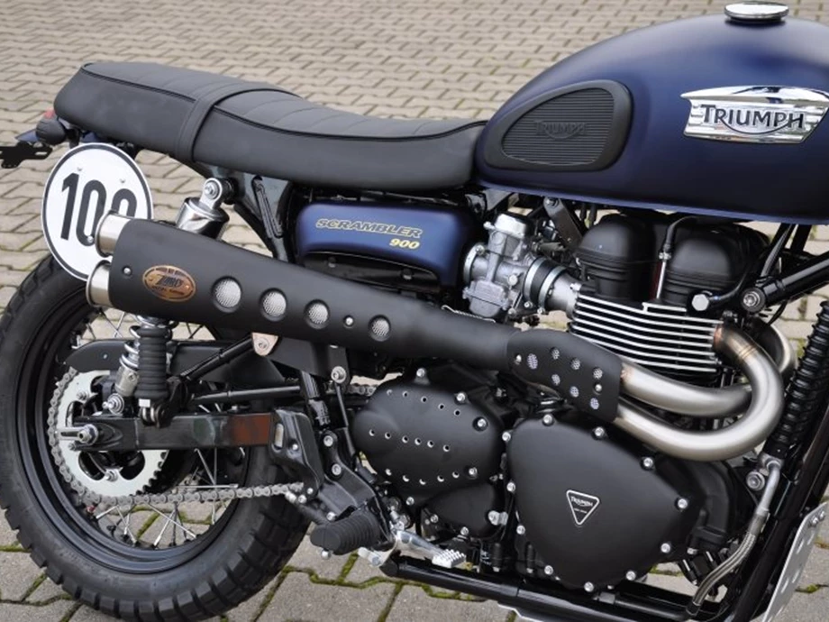 Umbgebautes Motorrad Triumph Scrambler Bild 5: Umbgebautes Motorrad Triumph Scrambler