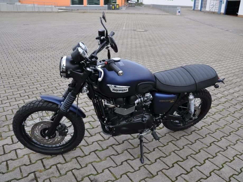 Umbgebautes Motorrad Triumph Scrambler Bild 8: Umbgebautes Motorrad Triumph Scrambler