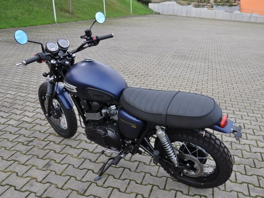 Umbgebautes Motorrad Triumph Scrambler Bild 9: Umbgebautes Motorrad Triumph Scrambler
