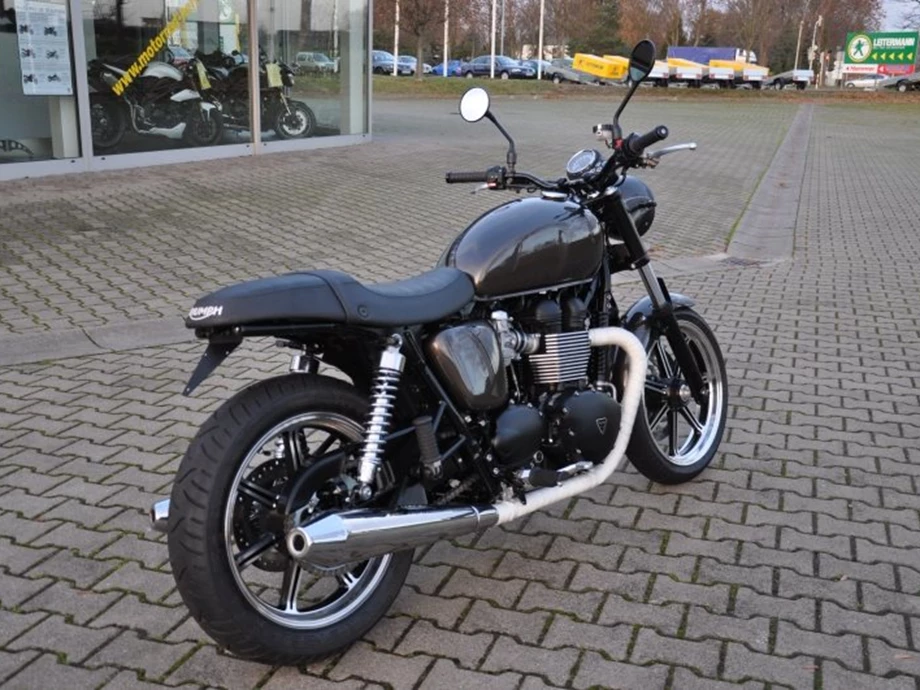 Umbgebautes Motorrad Triumph Bonneville Bild 10: Umbgebautes Motorrad Triumph Bonneville