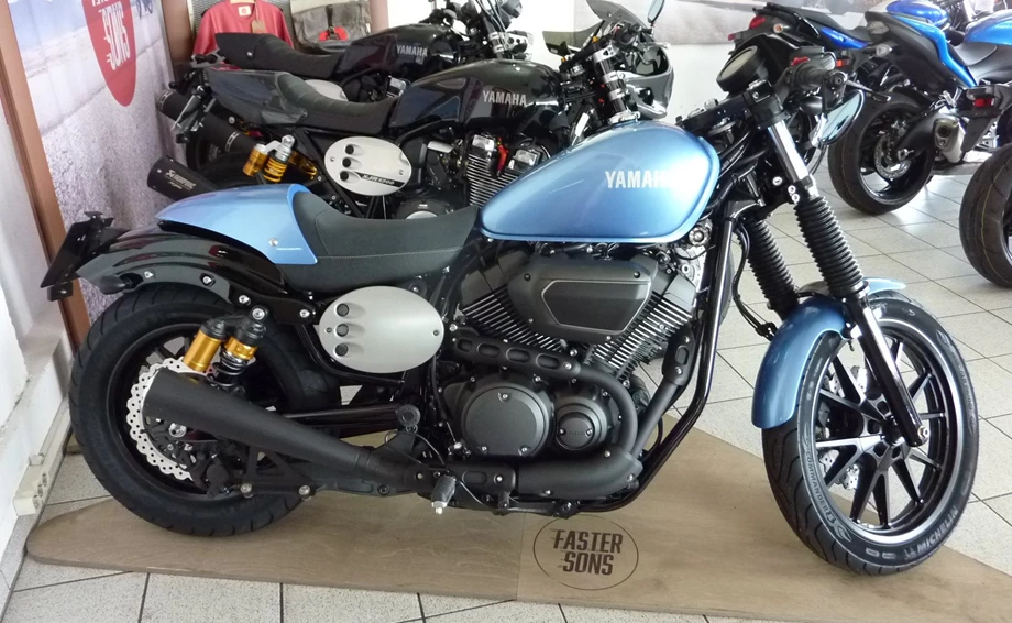 Umbgebautes Motorrad Yamaha XV950 Racer Bild 1: Umbgebautes Motorrad Yamaha XV950 Racer