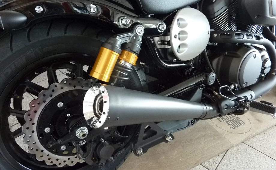 Umbgebautes Motorrad Yamaha XV950 Racer Bild 12: Umbgebautes Motorrad Yamaha XV950 Racer