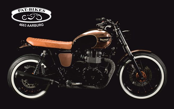 Umgebautes Motorrad Triumph Bonneville T100 von Pat-Bikes AG - Bild 1 Umgebautes Motorrad Triumph Bonneville T100 von Pat-Bikes AG - Bild 1