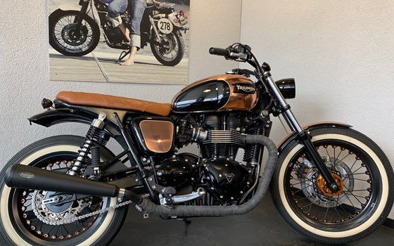 Umgebautes Motorrad Triumph Bonneville T100 von Pat-Bikes AG - Bild 2 Umgebautes Motorrad Triumph Bonneville T100 von Pat-Bikes AG - Bild 2