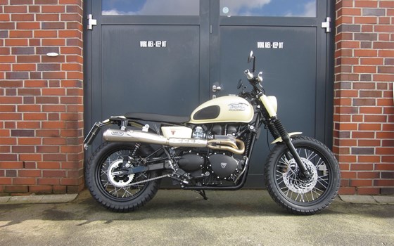 Umgebautes Motorrad Triumph Scrambler von Viking Cycles GmbH Lübeck - Bild 1 Umgebautes Motorrad Triumph Scrambler von Viking Cycles GmbH Lübeck - Bild 1