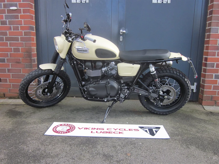 Umbgebautes Motorrad Triumph Scrambler Bild 2: Umbgebautes Motorrad Triumph Scrambler