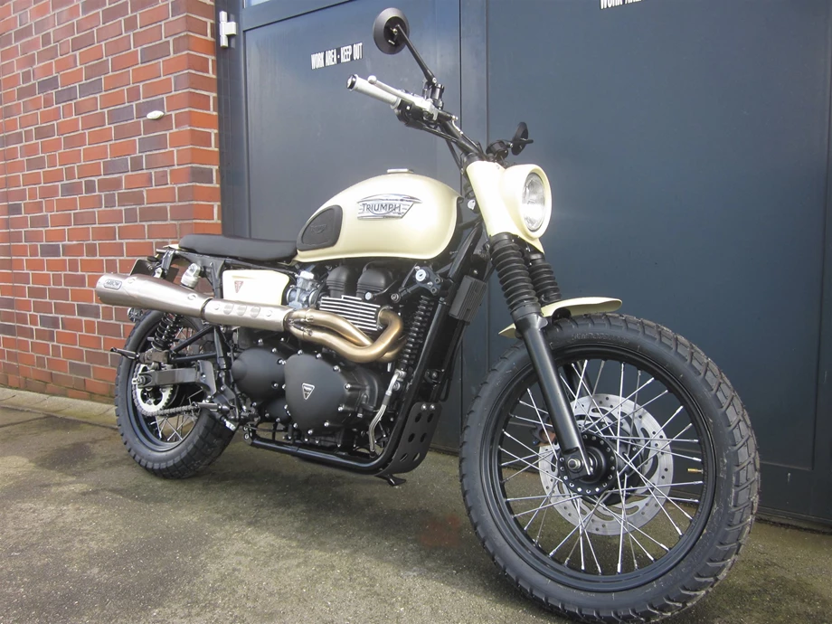 Umbgebautes Motorrad Triumph Scrambler Bild 3: Umbgebautes Motorrad Triumph Scrambler