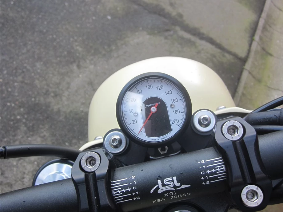 Umbgebautes Motorrad Triumph Scrambler Bild 7: Umbgebautes Motorrad Triumph Scrambler
