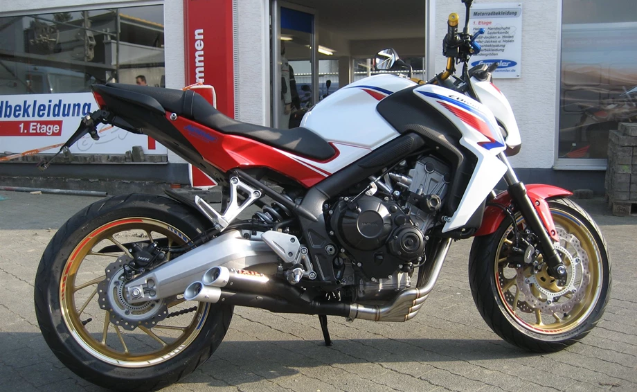 Umbgebautes Motorrad Honda CB 650 Bild 1: Umbgebautes Motorrad Honda CB 650