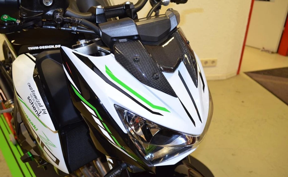 Umbgebautes Motorrad Kawasaki Z 800 e Bild 12: Umbgebautes Motorrad Kawasaki Z 800 e