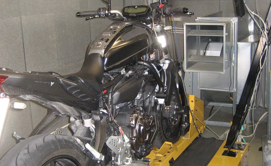 Umbgebautes Motorrad Yamaha MT-07 Bild 6: Umbgebautes Motorrad Yamaha MT-07