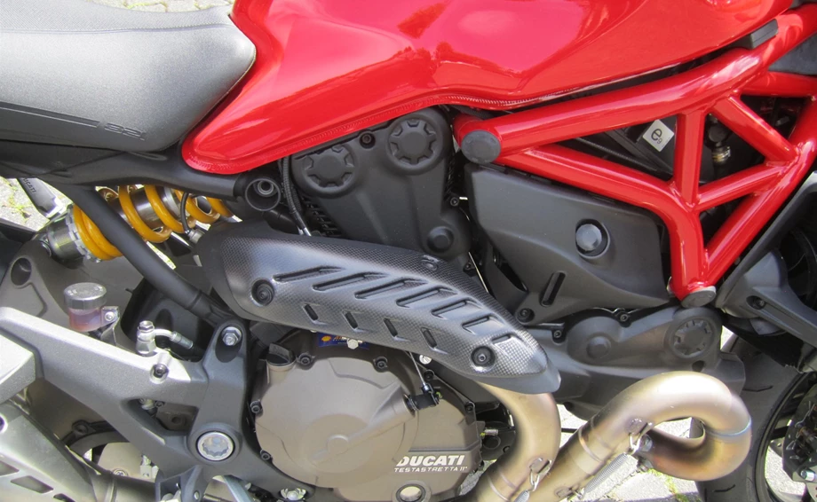 Umbgebautes Motorrad Ducati Monster 821 Bild 9: Umbgebautes Motorrad Ducati Monster 821